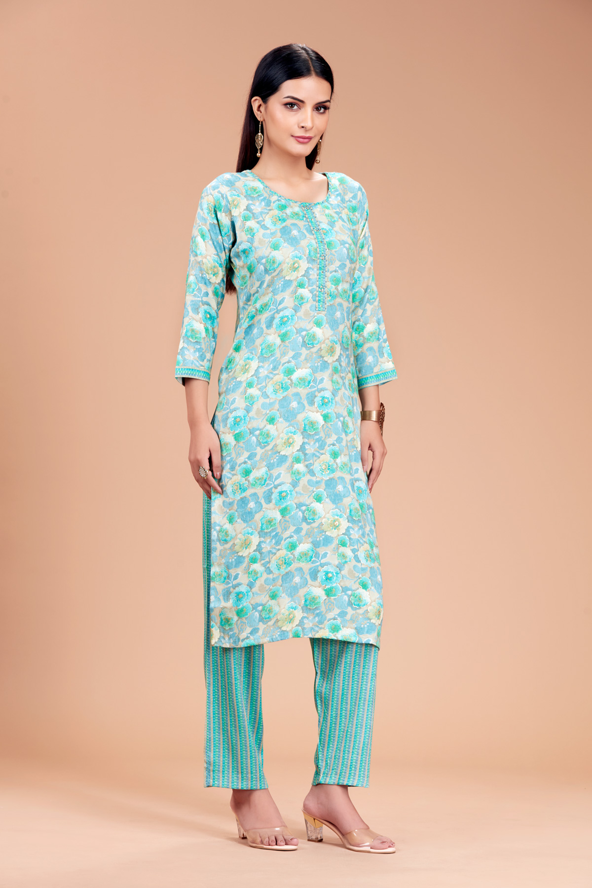 Blue Kurti With Pant